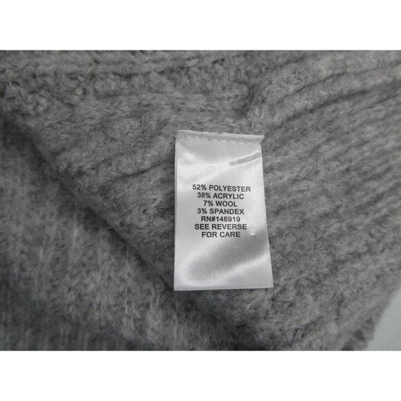 Rachel Roy Grey Pearl-Studded Women's Crew Sweater Size‎ XL - Picture 8 of 8